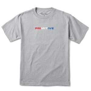 NWT Primitive Dirty P Costa Rica 🇨🇷 grey tee